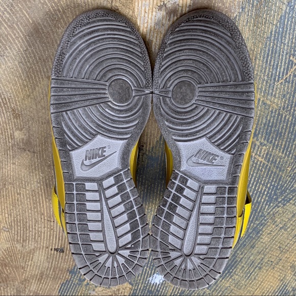 Nike Air Dunk Yellow 318676-101 Size 7 High Women’s - Picture 7 of 8